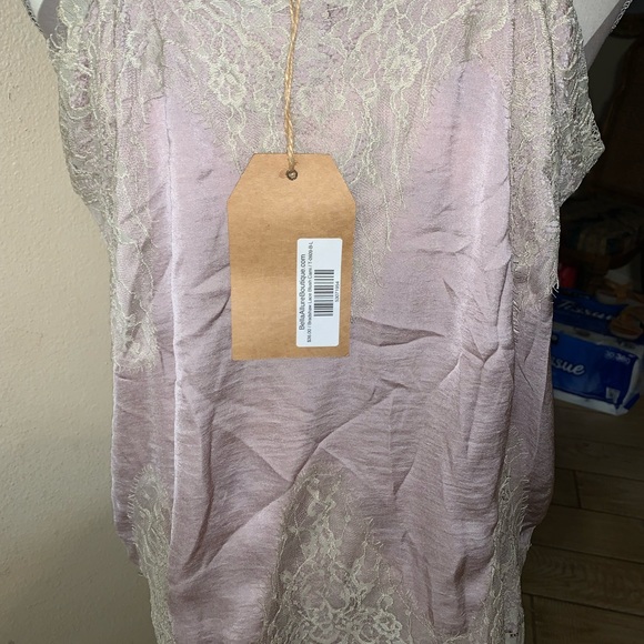Ladies Listicle Bradshaw lace blush cami large nwt - Picture 8 of 9